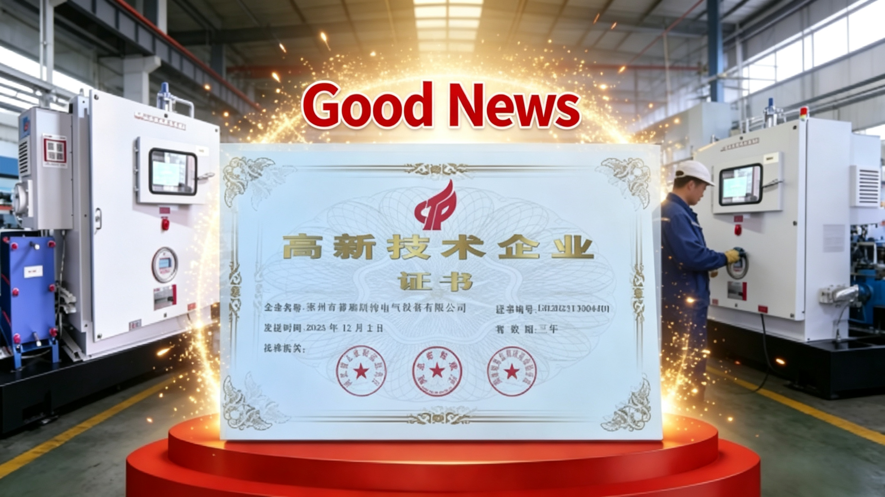 Good News｜Zhuozhou Purist Electrical Equipment Co., Ltd. Certified as National High-Tech Enterprise